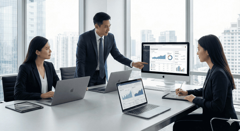 Grand compte - Réunion d'entreprise